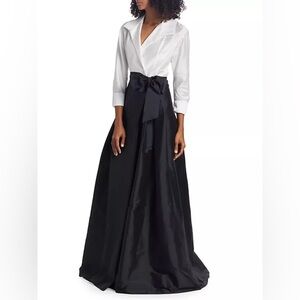 Teri Jon by Rickie Freeman

Taffeta Two-Tone Shirt Gown